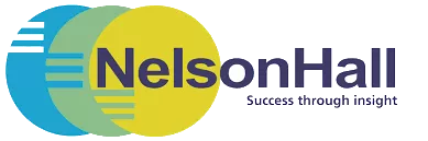 NelsonHall logo with overlapping circles and text 'Success through insight'.